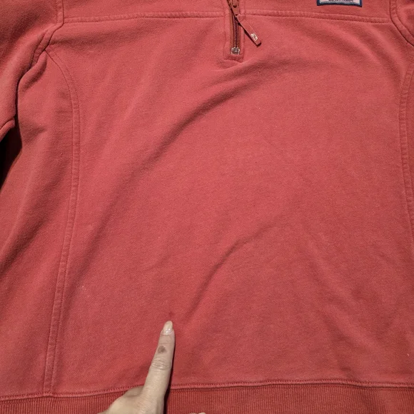 Vineyard Vines Womens Pinkish/Red Pullover By Shep & Ian Size Large 22 PTP - Picture 4 of 4